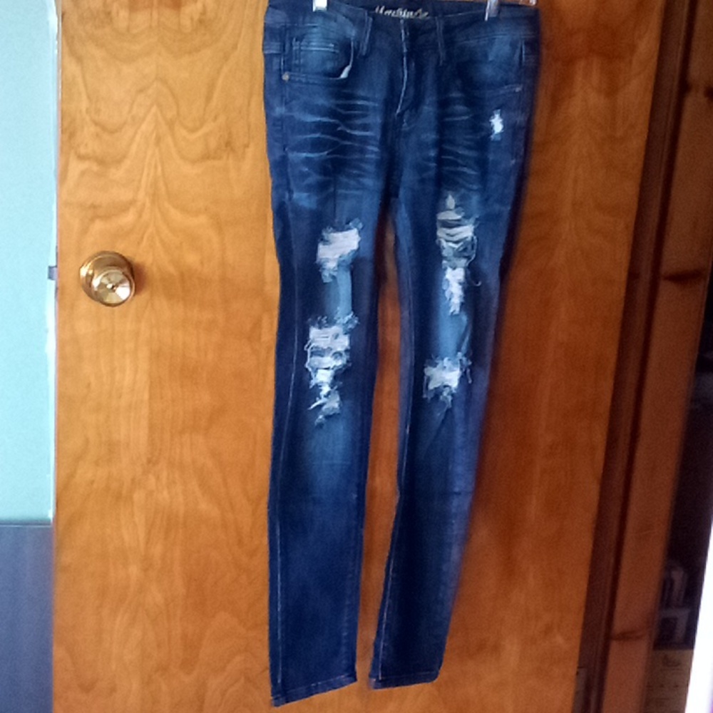 Machine skinny jeans